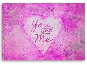 Gario Vászonkép Felirat egy szív közepén - Andrea Haase Méret: 60 x 40 cm