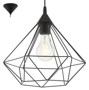 Függeszték E27 60W 32,5cm feketeTarbes