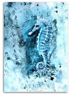 Gario Vászonkép Kékre festett csikóhal - Marta Horodniczy Méret: 40 x 60 cm