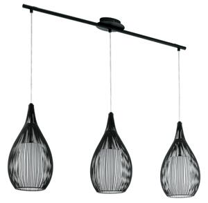 Függeszték E27 3x60W fekete Razoni