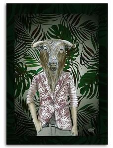 Gario Vászonkép Bikafej emberi testben - Marta Horodniczy Méret: 40 x 60 cm