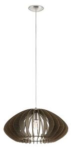 Függ. E27 60W 50cm sötétbarna Cossano