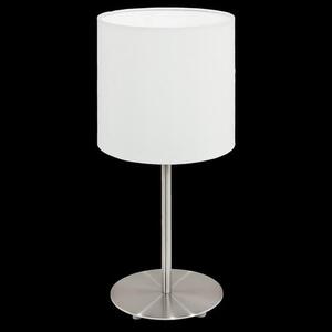 Asztali E14 1x40Wmnikkel/fehér Pasteri