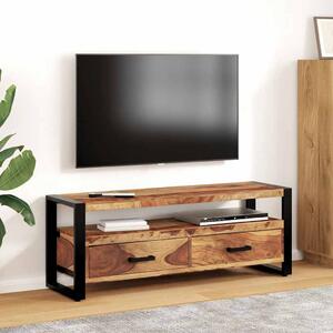 Tömör akácfából TV-szekrény 120 x 35 x 45 cm