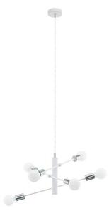 Függeszték E27 6x60Wfehér/króm Gradoli