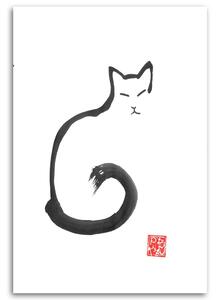 Gario Vászonkép Egy macska vázlata - Péchane Méret: 40 x 60 cm