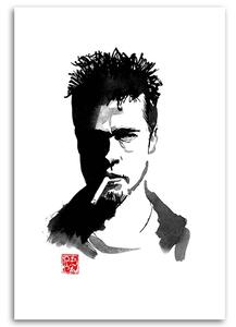 Gario Vászonkép Harcosok klubja, kemény Brad Pitt - Péchane Méret: 40 x 60 cm