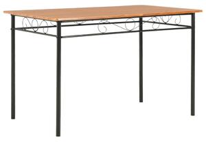 Barna MDF étkezőasztal 120 x 70 x 75 cm