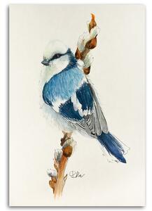 Gario Vászonkép Kis kék madár - Dorota Martynska Méret: 40 x 60 cm