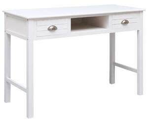 Fehér fa íróasztal 110 x 45 x 76 cm