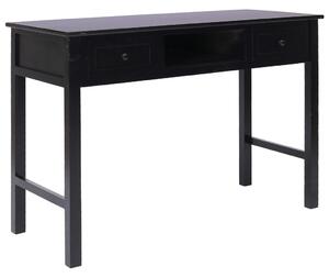 Fekete fa íróasztal 110 x 45 x 76 cm