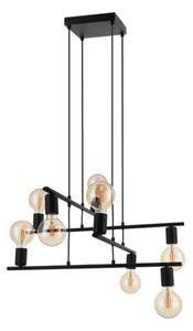 Függeszték E27 8x40W fekete Mezzana
