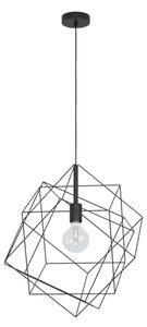 Függ.E27 1x60W 51,5cm fekete Straiton