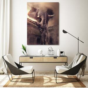 Gario Vászonkép Elefánt az égbol - Patryk Andrzejewski Méret: 40 x 60 cm