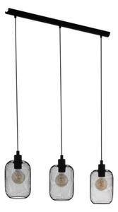 Függeszték E27 3x60W fekete Wrington