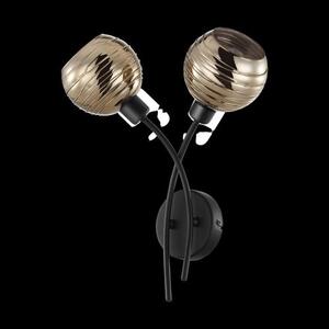 Fali E27 2x40W fekete/arany Creppo