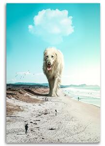 Gario Vászonkép Séta a tengerparton - Alex Griffith Méret: 40 x 60 cm