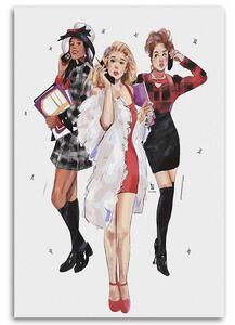 Gario Vászonkép Három népszeru lány - Vivian Lihonde Méret: 40 x 60 cm