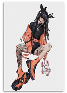 Gario Vászonkép Japán tinédzser lány - Vivian Lihonde Méret: 40 x 60 cm