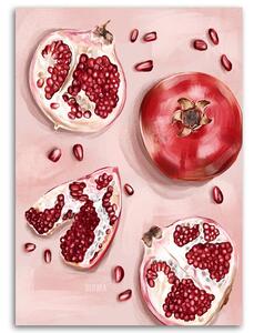 Gario Vászonkép Piros gránátalma gyümölcs - Svetlana Gracheva Méret: 40 x 60 cm