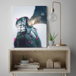 Gario Vászonkép Pillangó Forest Man Absztrakció - Bryantama Art Méret: 40 x 60 cm