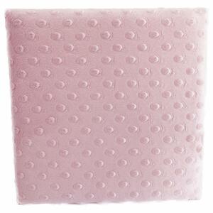 KERMA falpanel 25×25 cm minky textil gyermek falburkolat, több színben - Dusty baby pink minkyg4
