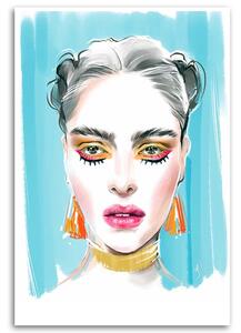Gario Vászonkép Make-up no portré absztrakció - Irina Sadykova Méret: 40 x 60 cm