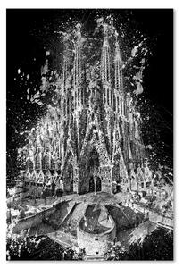 Gario Vászonkép Sagrada Familia Barcelonában - Cornel Vlad Méret: 40 x 60 cm