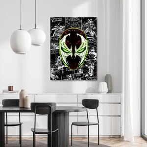 Gario Vászonkép Zöld maszk - Rubiant Méret: 40 x 60 cm