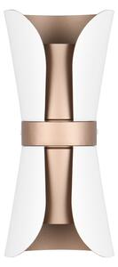 Fehér-bronzszínű fali lámpa Coat – Trio