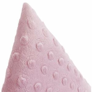 KERMA Triangle-1 falpanel minky textil gyermek falburkolat, több színben - Dusty baby pink minkyg4