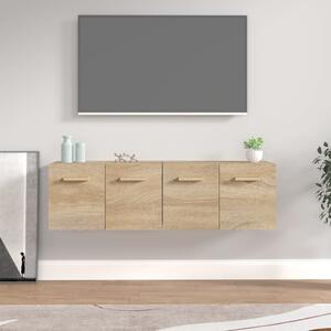2 db sonoma tölgy színű szerelt fa faliszekrény 60x36,5x35 cm