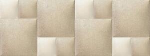 Bézs árnyalatú modern textil falvédő-3 (200x75 cm) Kerma falpanelekből