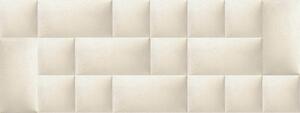 Fehér színű modern textil falvédő-8 (200x75 cm) Kerma falpanelekből