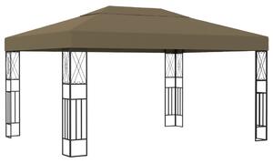 Tópszínű szövetpavilon 3 x 4 m