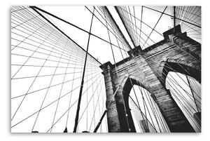 Gario Vászonkép Fekete-fehér minimalista híd - Nikita Abakumov Méret: 60 x 40 cm