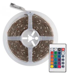 Home LS 5000RGB RGB LED szalag szett, 30 db SMD 5050 LED/m, ragasztható, 5m, 400 lm/m, 4,8 W/m