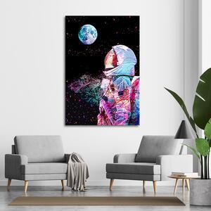 Gario Vászonkép űrhajós és a bolygó látványa - Gab Fernando Méret: 40 x 60 cm