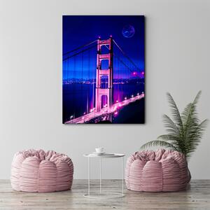 Gario Vászonkép Rózsaszín híd - Gab Fernando Méret: 40 x 60 cm