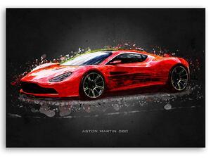 Gario Vászonkép Vörös Aston Martin - Gab Fernando Méret: 60 x 40 cm