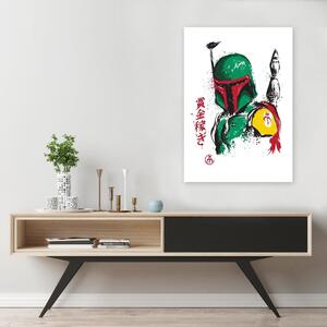 Gario Vászonkép Star Wars Boba Fett a fejvadász - Dr.Monekers Méret: 40 x 60 cm