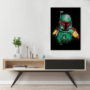 Gario Vászonkép Star Wars, fejvadász Boba Fett - Dr.Monekers Méret: 40 x 60 cm