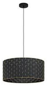 Függ E27 1x40W55cm fekete/rézMARASALES