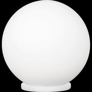 Asztali E27 1*60W 20cm ezüst/opál Rondo