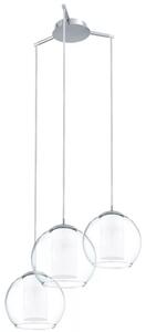 Függ E27 3x60W kr/üv d:50,5cm Bolsano