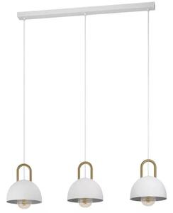 Függ E27 3x40W feh/csiszréz Calmanera