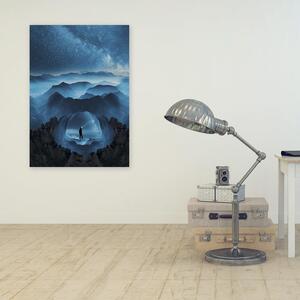 Gario Vászonkép Kék csúcsok - Rokibul Hasan Méret: 40 x 60 cm