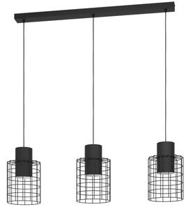Függeszték E27 3x40W fekete Milligan