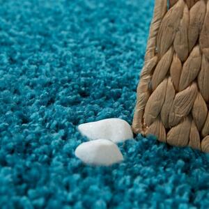 Hochflor Bozontos szőnyeg sima krém bolyhos, modell 20301, 240x340cm