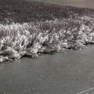 Edler szőnyeg Shaggy egyszínű szürke, modell 20511, 200x290cm